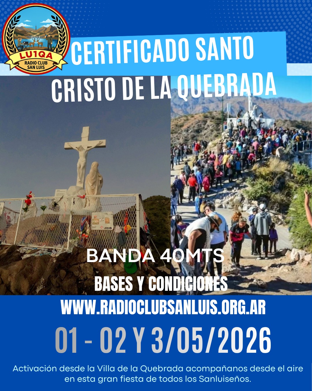 Certificado Santo Cristo de La Quebrada